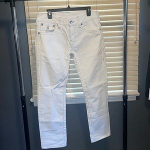 True Religion white skinny Jean size 32Men